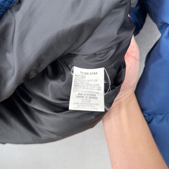 Columbia Mens Heavy Down Puffer Coat Size XXL Blue Black Classic Warm Winter - Picture 10 of 15